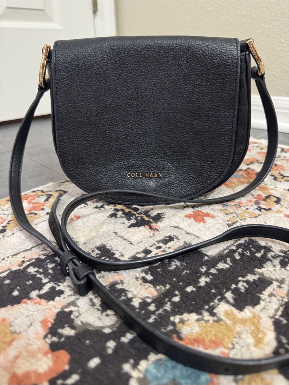 Cole Haan Grand Series Real Leather Crossbody Purse